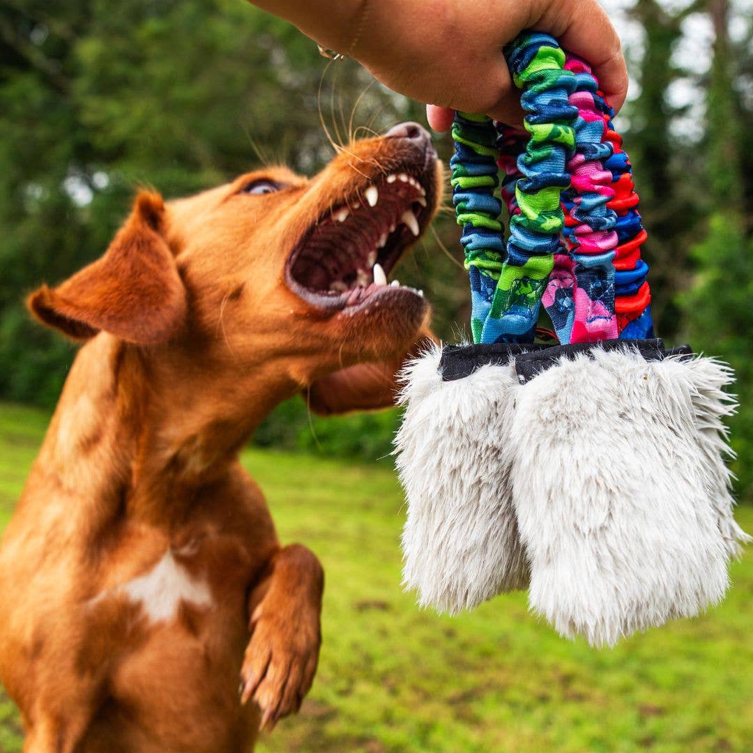 Peluche à Poche en Fausse Fourrure avec Sifflet | Jouets Qui Couinent | Tug-E-Nuff