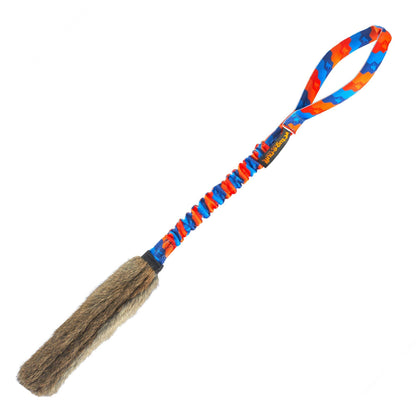 WondaBunny Bungee Tug | Jouet pour chien en fourrure de lapin | Tug-E-Nuff