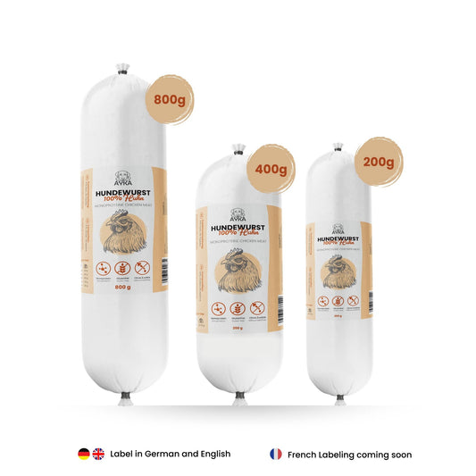 Ayka Saucisse pour chien Poulet