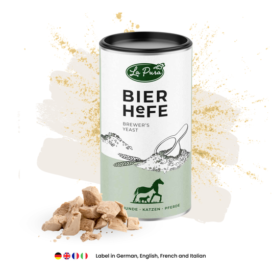 Levure de bière LaPura 250 g pour chiens, chats et chevaux