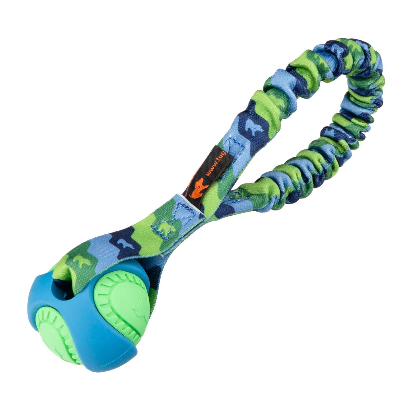 Remorqueur à l'élastique PowerBall de poche | Fetch Dog Toys | Tug-E-Nuff