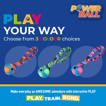 Remorqueur à l'élastique PowerBall de poche | Fetch Dog Toys | Tug-E-Nuff